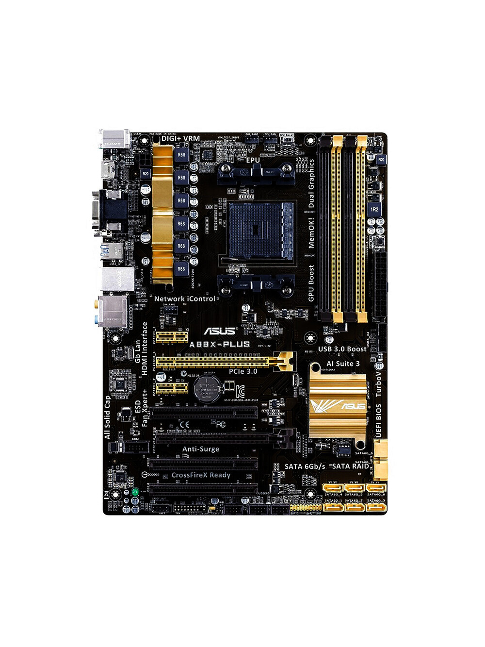 ASUS ATX DDR3 2400 Motherboards A88X-Plus